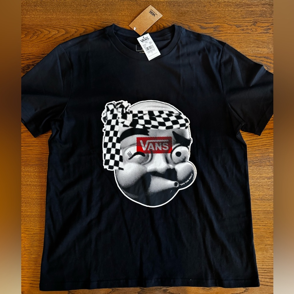 Vans Black Relaxed Fit T-Shirt